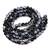 Transparent Crackle Baking Paint Glass Beads X1-DGLA-T003-01C-01-2