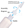 120ml Plastic Glue Bottles TOOL-BC0008-26-6