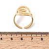 304 Stainless Steel Cuff Open Rings for Women RJEW-L342-05G-5