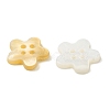 4 Hole Natural Freshwater Shell Buttons SHEL-K006-22-2