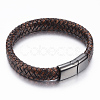PU Leather Cord Bracelets BJEW-F288-05B-2
