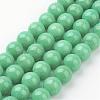Natural Mashan Jade Round Beads Strands G-D263-10mm-XS19-1