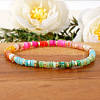 Christmas Natural Shell Beads Stretch Bracelets for Women NE0130-4