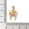 PVD Vacuum Plating 304 Stainless Steel Pendants X-STAS-R232-02G-3