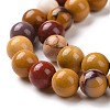 Natural Mookaite Round Bead Strands G-P072-34-6mm-6