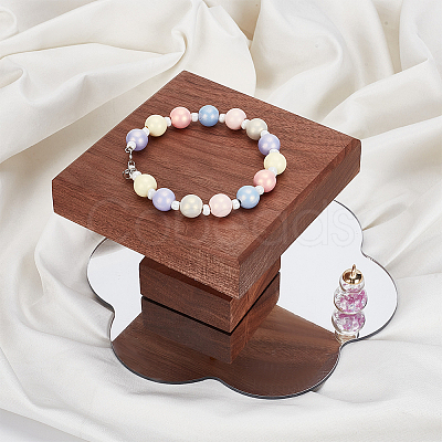 Wooden Bracelet Display Riser Stands BDIS-WH0012-02-1