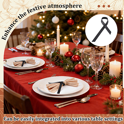 Imitation Leather Napkin Rings Straps AJEW-WH0709-340B-1