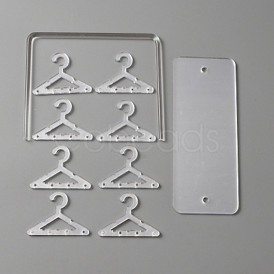 Acrylic Earring Display Stands EDIS-WH0012-24A-1