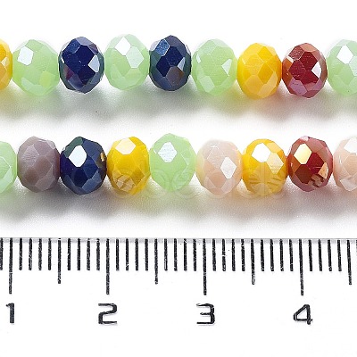 Glass Beads Strands EGLA-A034-M6mm-31-1