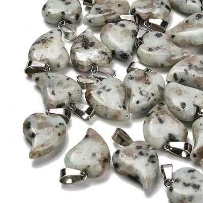 Natural Sesame Jasper Pendants G-B127-11P-11-1