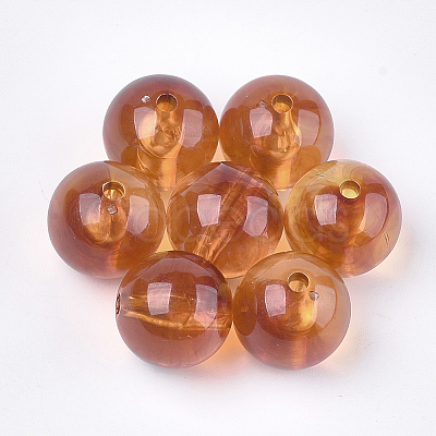 Acrylic Beads X-OACR-S029-059G-1