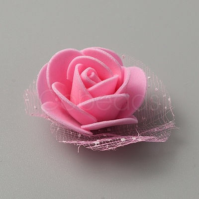 3D Foam Rose Ornament Accessories DIY-WH0304-623F-1
