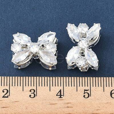 Brass Micro Pave Cubic Zirconia Beads KK-S336-05S-01A-1