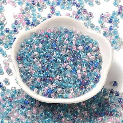 Transparent Glass Round Seed Beads SEED-B001-05A-07-1