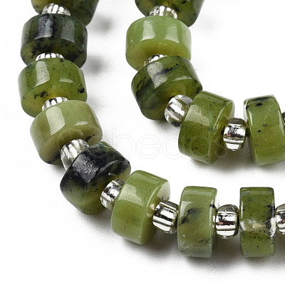 Natural Canadian Jade Beads Strands G-N327-07E-1