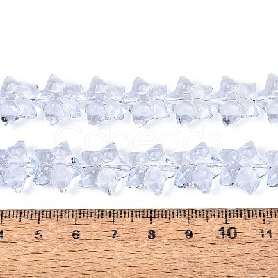 Baking Paint Glass Beads Strands DGLA-N017-01E-1