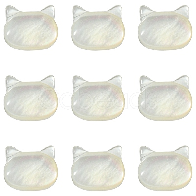 5Pcs Natural White Shell Beads BSHE-CJ0001-07-1