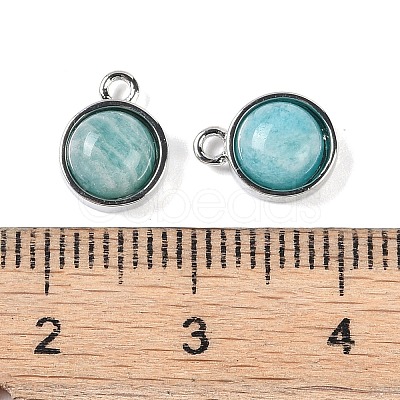 Natural Amazonite Pendants G-K372-03P-01-1