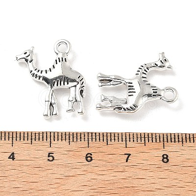 Tibetan Style Alloy Animals Pendants PALLOY-V007-01AS-04-1