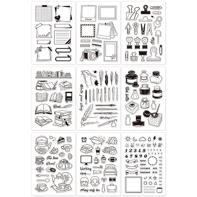 Acrylic Stamps DIY-GL0001-27-1
