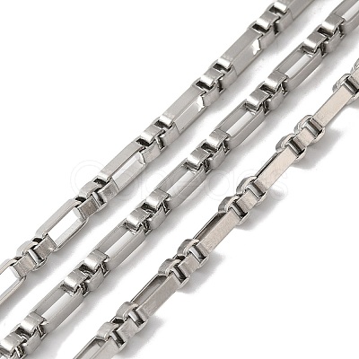 Tarnish Resistant 304 Stainless Steel Link Chains CHS-A012-04B-P-1