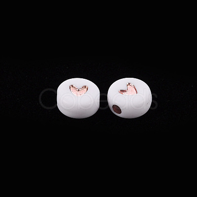 Plating Acrylic Beads PACR-YWC0001-01-1