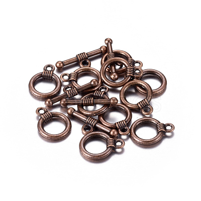 Tibetan Style Alloy Toggle Clasps RLF0034Y-NF-1