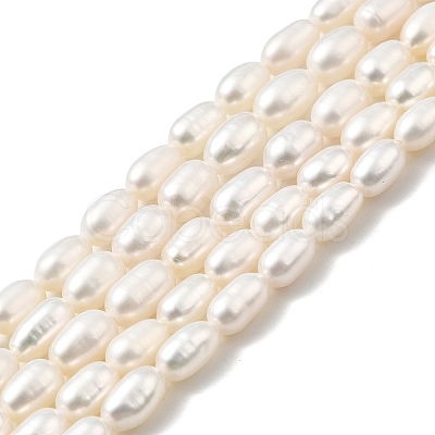 Natural Cultured Freshwater Pearl Beads Strands PEAR-I007-01P-05-1