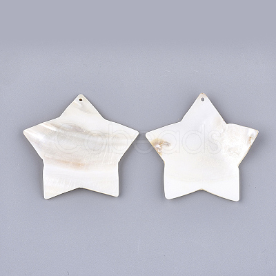 Freshwater Shell Big Pendants SHEL-T012-10-1