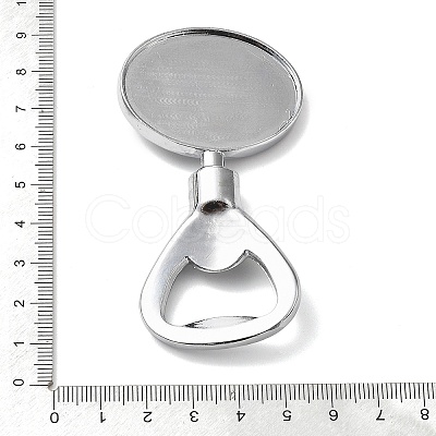 Zinc Alloy Bottle Opener Cabochon Component PALLOY-D312-01P-03-1
