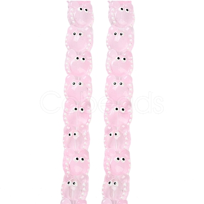 Transparent Glass Beads Strands LAMP-L078-010F-1