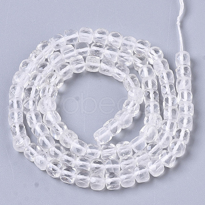 Natural Quartz Crystal Beads Strands G-R460-037-1
