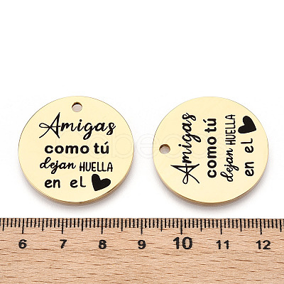 201 Stainless Steel Pendants LS-STAS-T064-37G-30-1