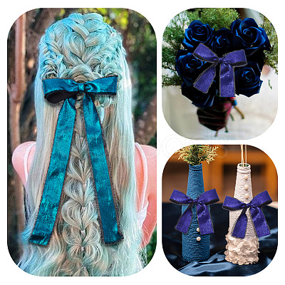 3 Rolls 3 Colors Polyester Frayed Ribbon DIY-TA0011-50-1