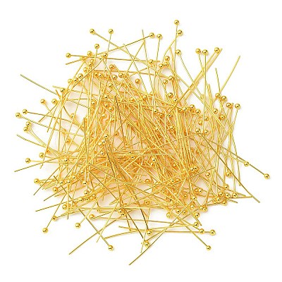Brass Ball Head pins KK-YW0001-97A-G-1