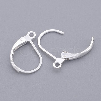 Brass Leverback Earring Findings X-EC223-NFS-1