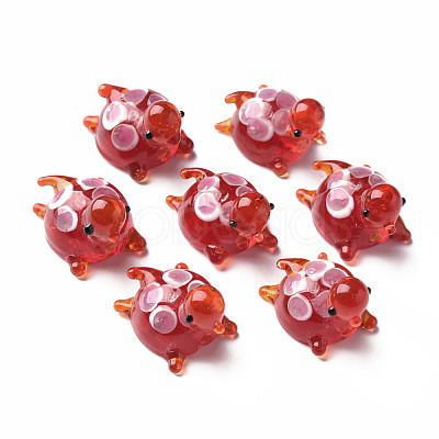 Handmade Lampwork Beads LAMP-T011-03-1