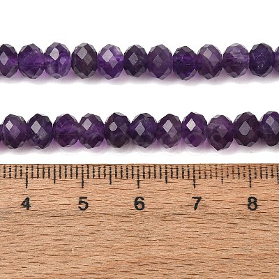 Natural Amethyst Beads Strands GG-CBA59DD-A01-4x6mm-1