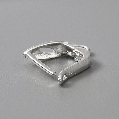 6Pcs Brass Hoop Earring Findings KK-WH0047-52S-1
