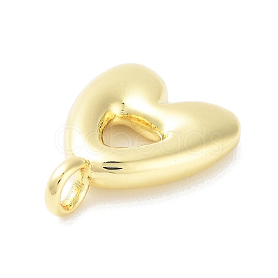 Rack Plating Brass Balloon Letter Pendants KK-C050-01G-A-1