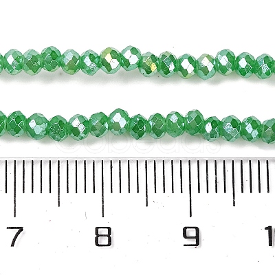 Baking Electroplate Glass Beads Strands X-DGLA-A039-J2MM-B03-1