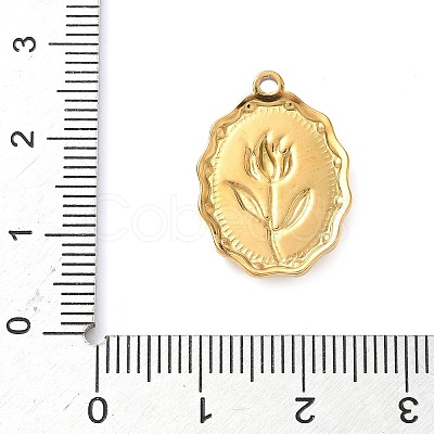 304 Stainless Steel Enamel Pendants STAS-H483-42G-02-1