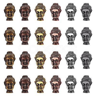 Tibetan Style Alloy Beads PALLOY-PH0001-09-1
