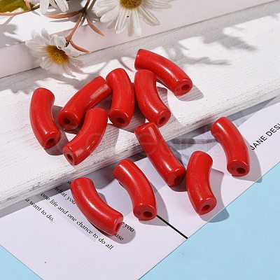 Opaque Acrylic Beads X1-SACR-S677-021-1