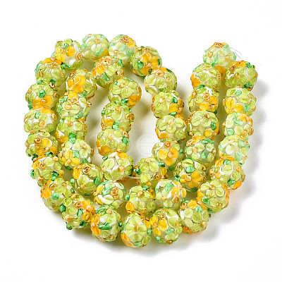 Handmade Lampwork Beads Strands LAMP-N021-015A-05-1
