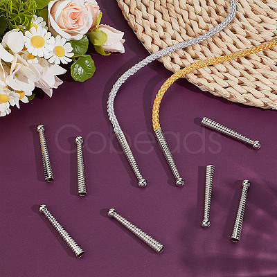 12Pcs Alloy Cord Ends FIND-HY0004-71P-1