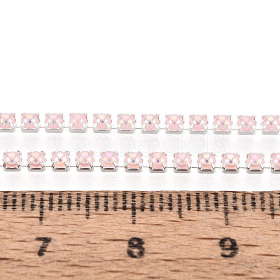 Iron & ABS Imitation Pearl Cup Chains CH-T007-01A-09-1