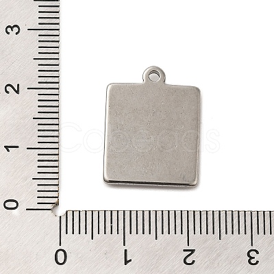 304 Stainless Steel Pendant Cabochon Settings STAS-G344-07P-1