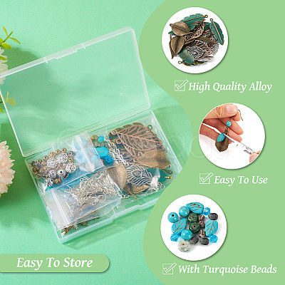 DIY Dangle Earring Making Kit DIY-SW0001-17-1
