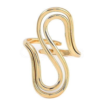 304 Stainless Steel Rings for Women RJEW-A049-02A-G-1
